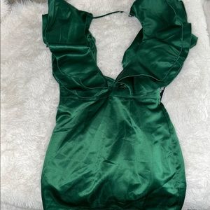 Prettylittlething beautiful dress. Low cut front and back